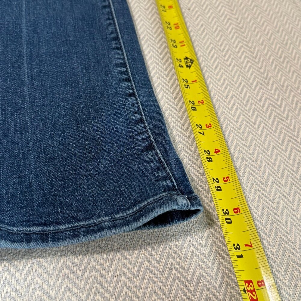 MOTHER Women's Straight Leg Jeans - Dark Blue - Picture 15 of 16